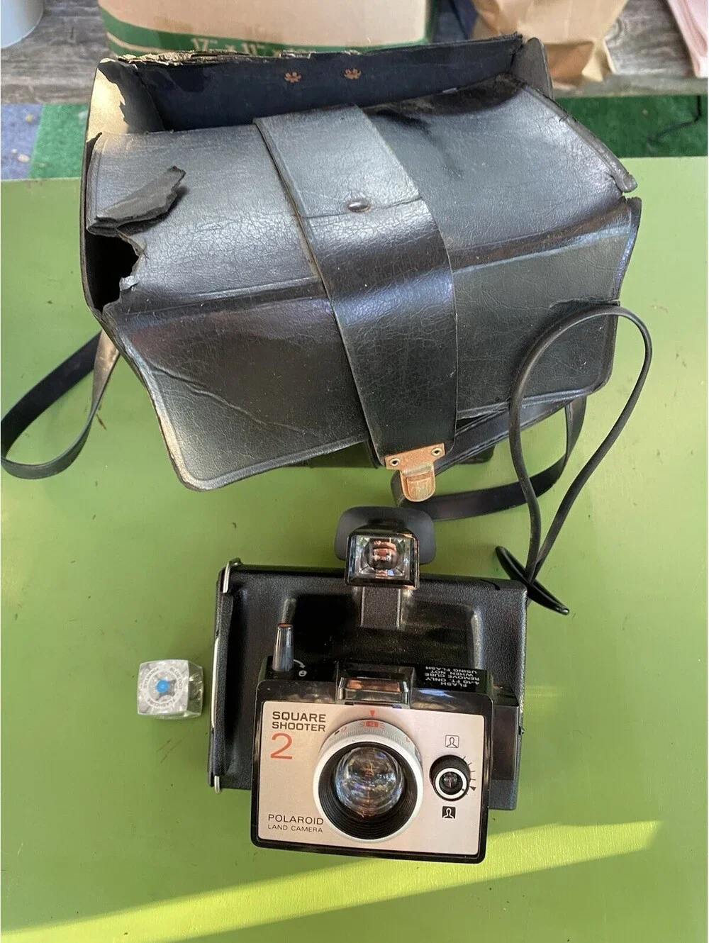POLAROID Square Shooter 2 Black Retro Style Photography Instant Film Camera Case